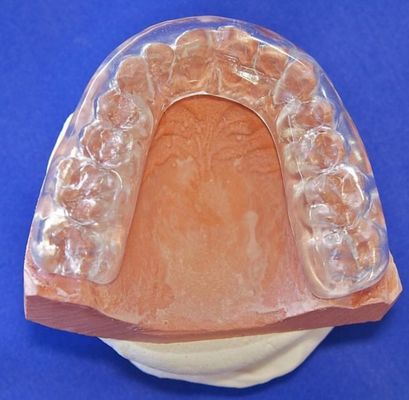 Semi Hard Soft Occlusal Mouth Guard Dental Comfortable Certificato FDA