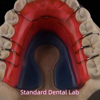 Apparecchio ortodontico dentale rimovibile Hawley Retainer
