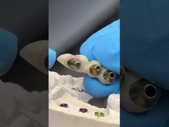 Impianto a vite di porcellana circonia cemento trattenuto Forma di testa esagonale per estetica personalizzata