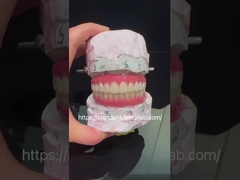 Professionale alta estetica porcellana tutto su 4 Zirconia ponte impianti dentali