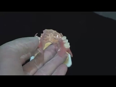 Denti d'Asso Rosa/Oscuro TCS Valplast Protesi parziali flessibili per alta estetica Modello di stampa 3D dentale
